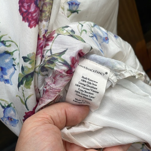 Floral Lace Ruffle Mini Dress - Picture 10 of 11